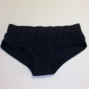 PINK Victoria’s Secret Black Hipster Underwear